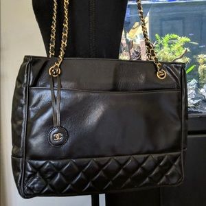 Authentic Vintage Chanel tote